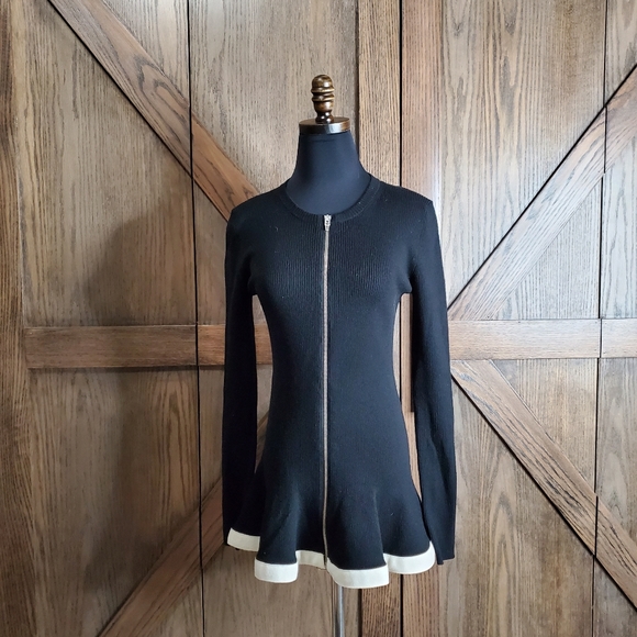 Alexander McQueen Sweaters - Alexander McQueen Peplum Cardigan